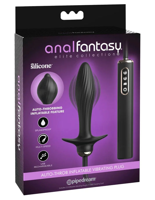 Auto-Throb Inflatable Vibrating Plug - Happytoys Sexshop: Toys for Feeling Happy & Easy 😊 - Discreet geleverd