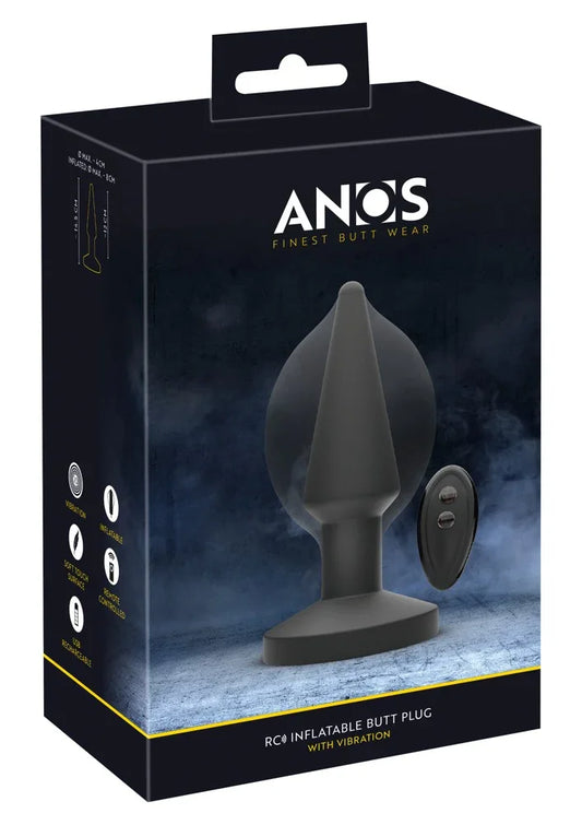RC Inflatable Plug with Vibration - Happytoys Sexshop: Toys for Feeling Happy & Easy 😊 - Discreet geleverd