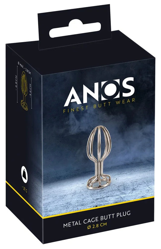 Metal Cage Butt Plug - Happytoys Sexshop: Toys for Feeling Happy & Easy 😊 - Discreet geleverd