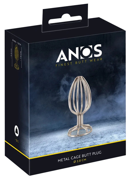 Metal Cage Butt Plug - Happytoys Sexshop: Toys for Feeling Happy & Easy 😊 - Discreet geleverd