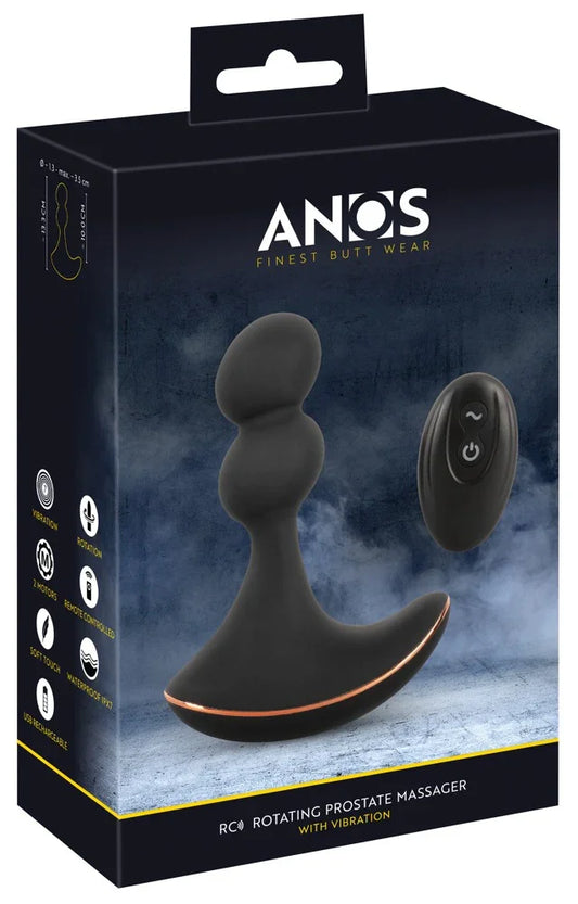 RC Rotating Prostate Massager with Vibration - Happytoys Sexshop: Toys for Feeling Happy & Easy 😊 - Discreet geleverd