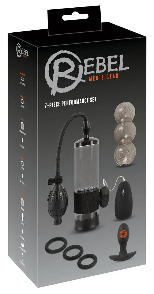 7-Piece Performance Set - Happytoys Sexshop: Toys for Feeling Happy & Easy 😊 - Discreet geleverd