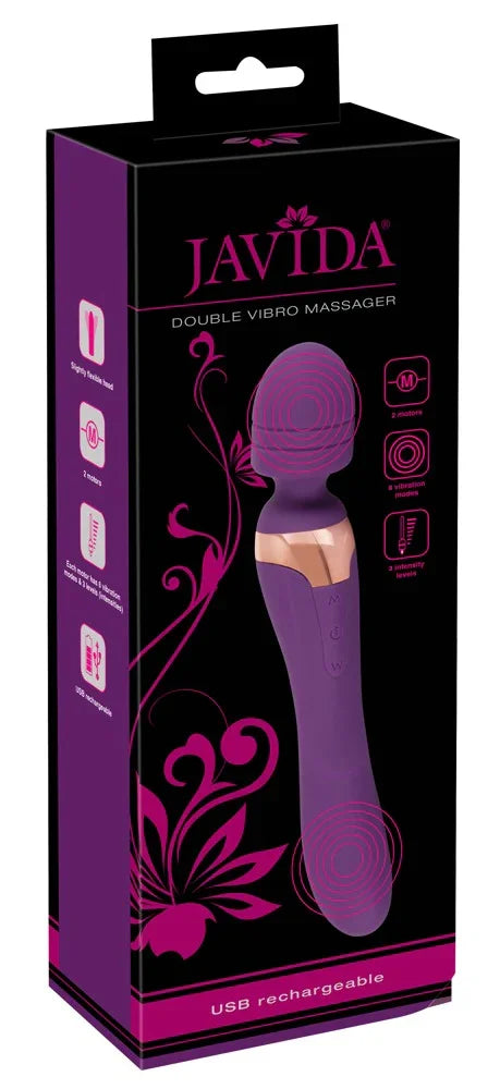 Javida Double Massager - Happytoys Sexshop: Toys for Feeling Happy & Easy 😊 - Discreet geleverd