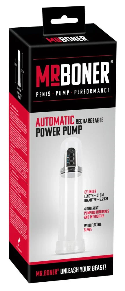 Mister Boner Automatic Pump - Happytoys Sexshop: Toys for Feeling Happy & Easy 😊 - Discreet geleverd