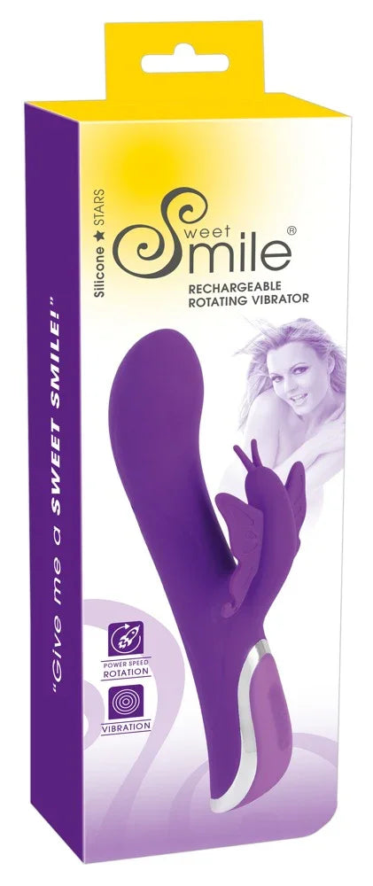 Rechargeable Rotating Vibrator - Happytoys Sexshop: Toys for Feeling Happy & Easy 😊 - Discreet geleverd