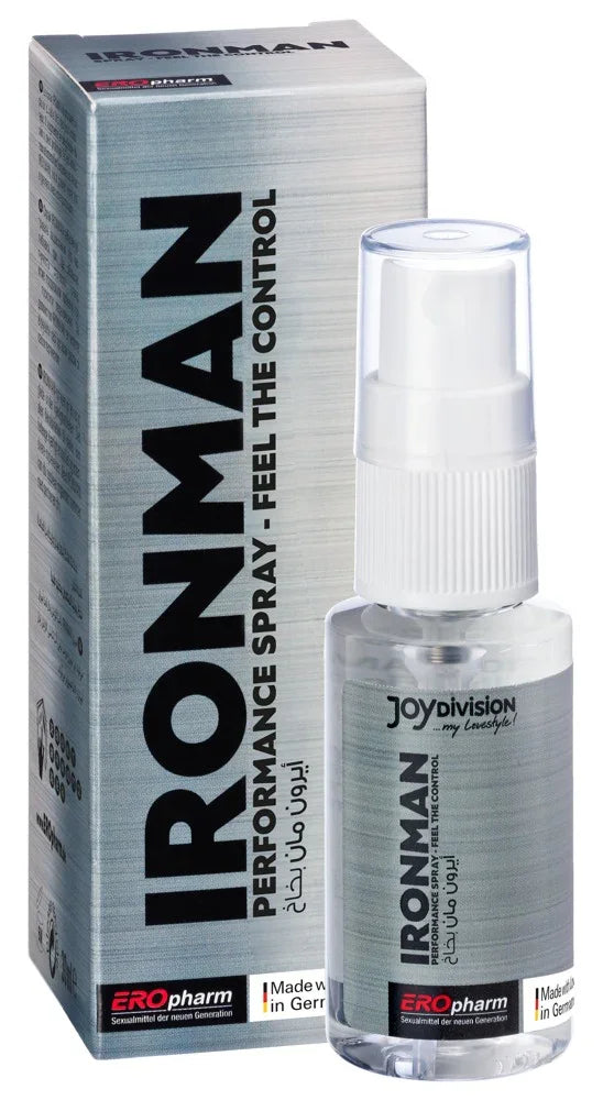 Ironman Spray - Happytoys Sexshop: Toys for Feeling Happy & Easy 😊 - Discreet geleverd