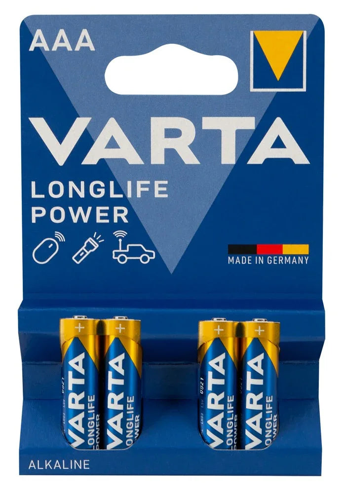 4 Varta AAA Batteries - Happytoys Sexshop: Toys for Feeling Happy & Easy 😊 - Discreet geleverd
