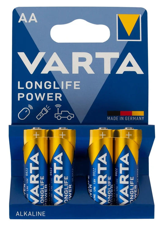 4 Varta AA Batteries - Happytoys Sexshop: Toys for Feeling Happy & Easy 😊 - Discreet geleverd