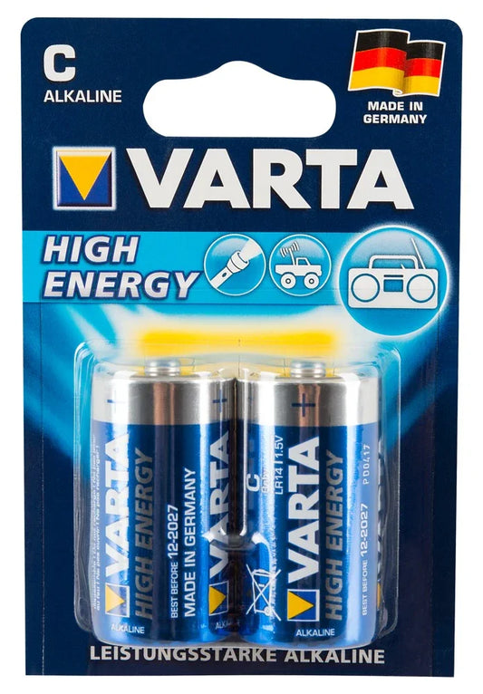 2 Varta C Batteries - Happytoys Sexshop: Toys for Feeling Happy & Easy 😊 - Discreet geleverd