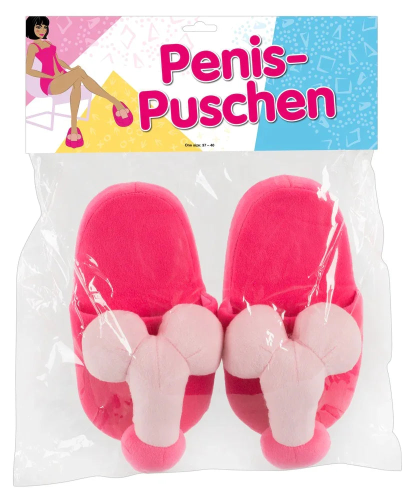 Plush Slippers Penis - Happytoys Sexshop: Toys for Feeling Happy & Easy 😊 - Discreet geleverd