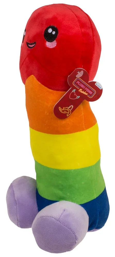 Plush Penis Rainbow - Happytoys Sexshop: Toys for Feeling Happy & Easy 😊 - Discreet geleverd