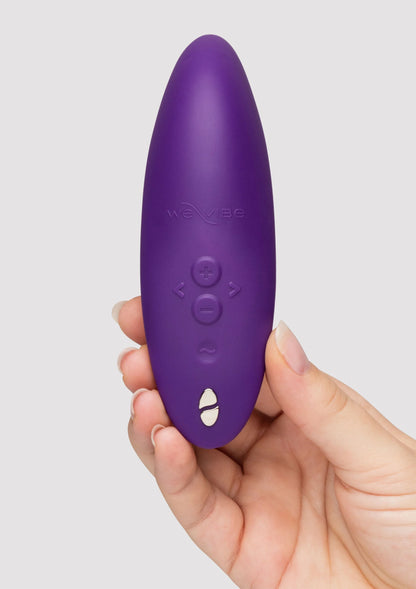 WeVibe Melt 2 airpressure vibrator paars, onderkant met knoppen