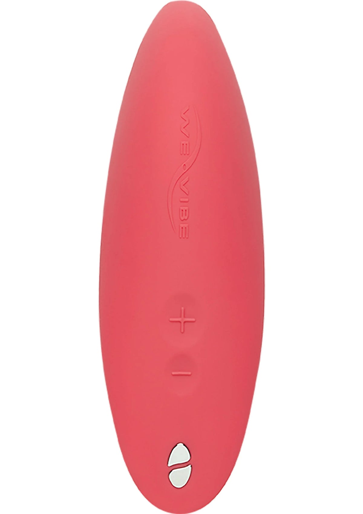 Roze Melt van We-Vibe vibrator, langwerpig met +/– knoppen en indicatie