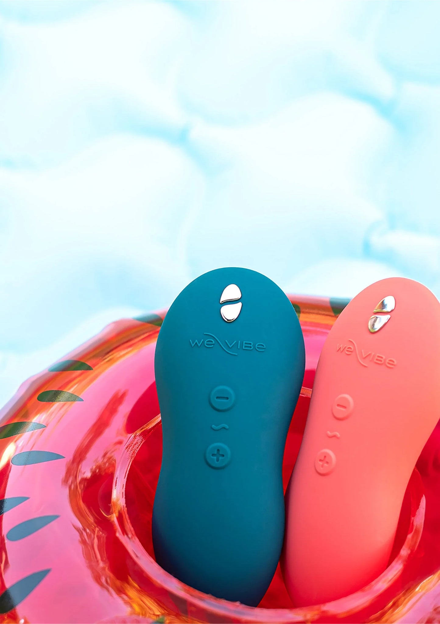 We-Vibe Touch X-seksvibrator, donkergroene behuizing met bedieningsknoppen