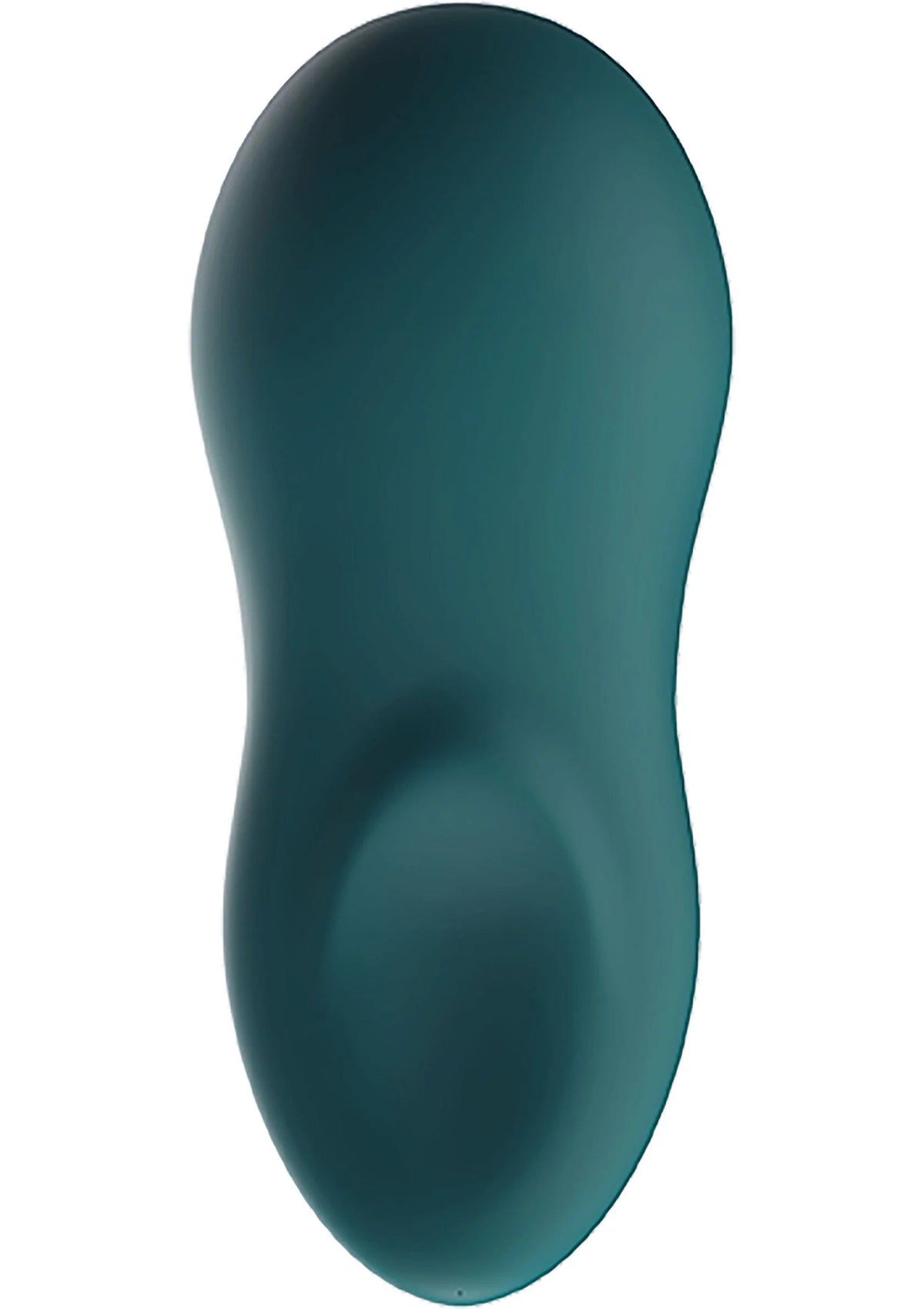 We-Vibe Touch X-seksvibrator, donkergroene achterkant, glad ovale vorm