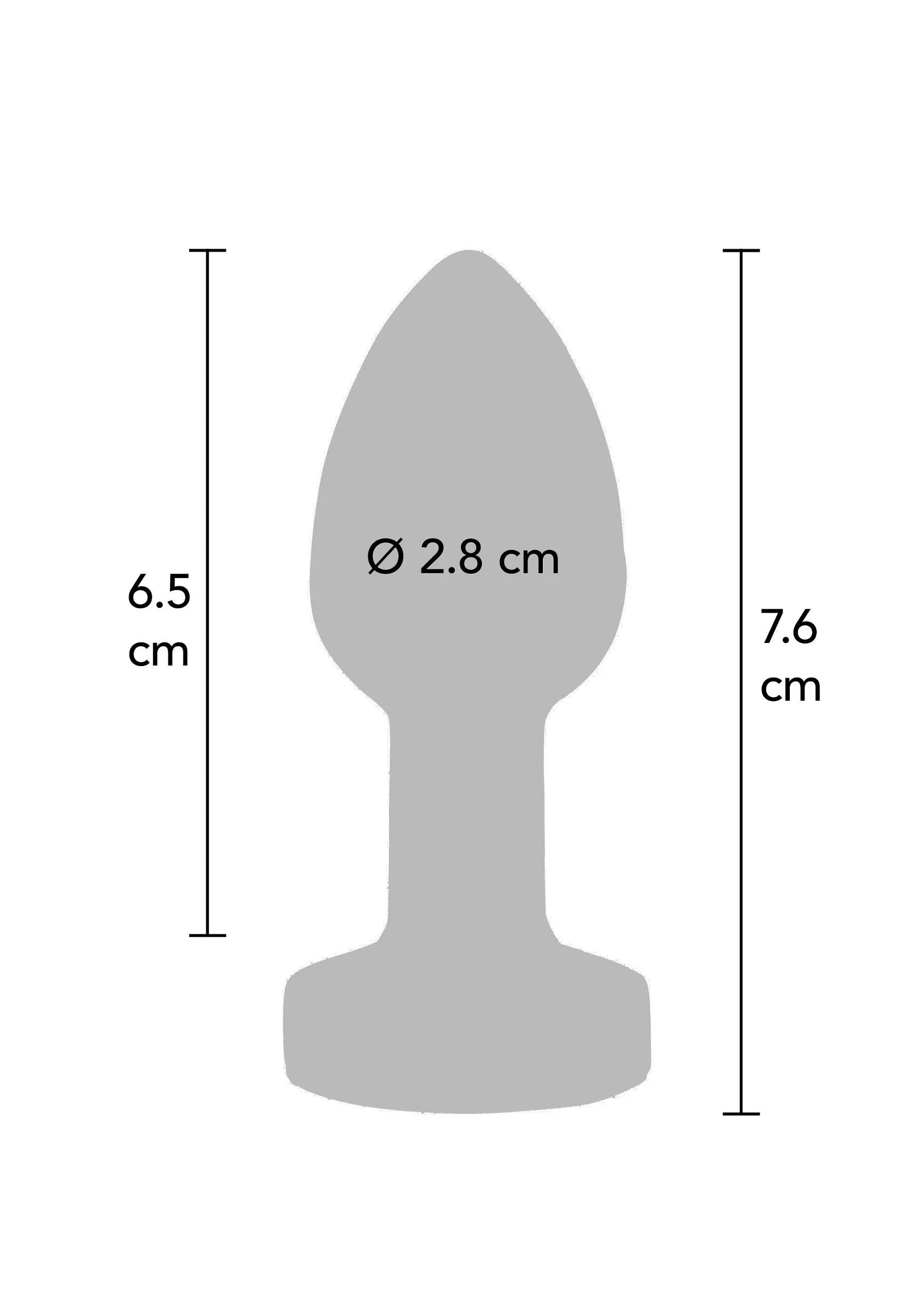 Beste vandaag nog: Buttocks The Glider Vibrating Plug Small Buttplug S by ToyJoy - bij Happytoys