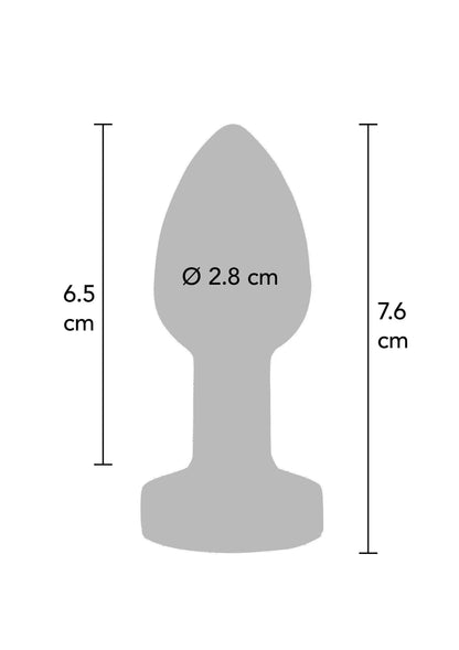 Beste vandaag nog: Buttocks The Glider Vibrating Plug Small Buttplug S by ToyJoy - bij Happytoys
