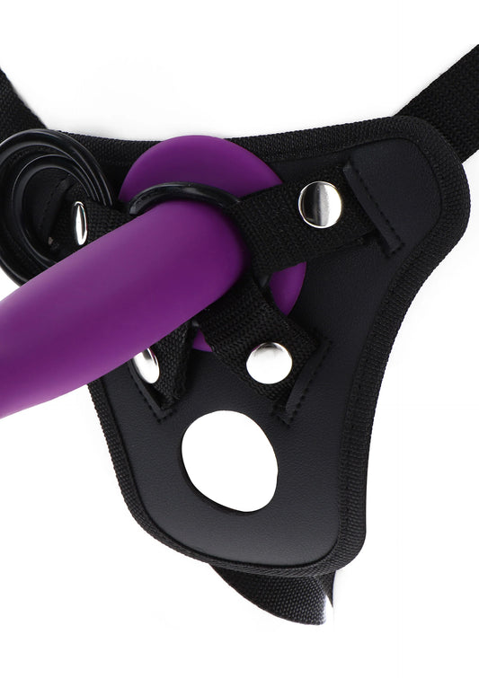 Bestel: Strap - On Pleasure Hole Harness - bij Happytoys: de erotische sex webshop | liever Happy dan Easy ⭐⭐⭐⭐⭐ - Default Title - 10142 - BLACK