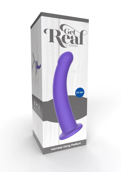 Beste vandaag nog: Get Real Pegging / Strapon Harness Dong M by ToyJoy - bij Happytoys