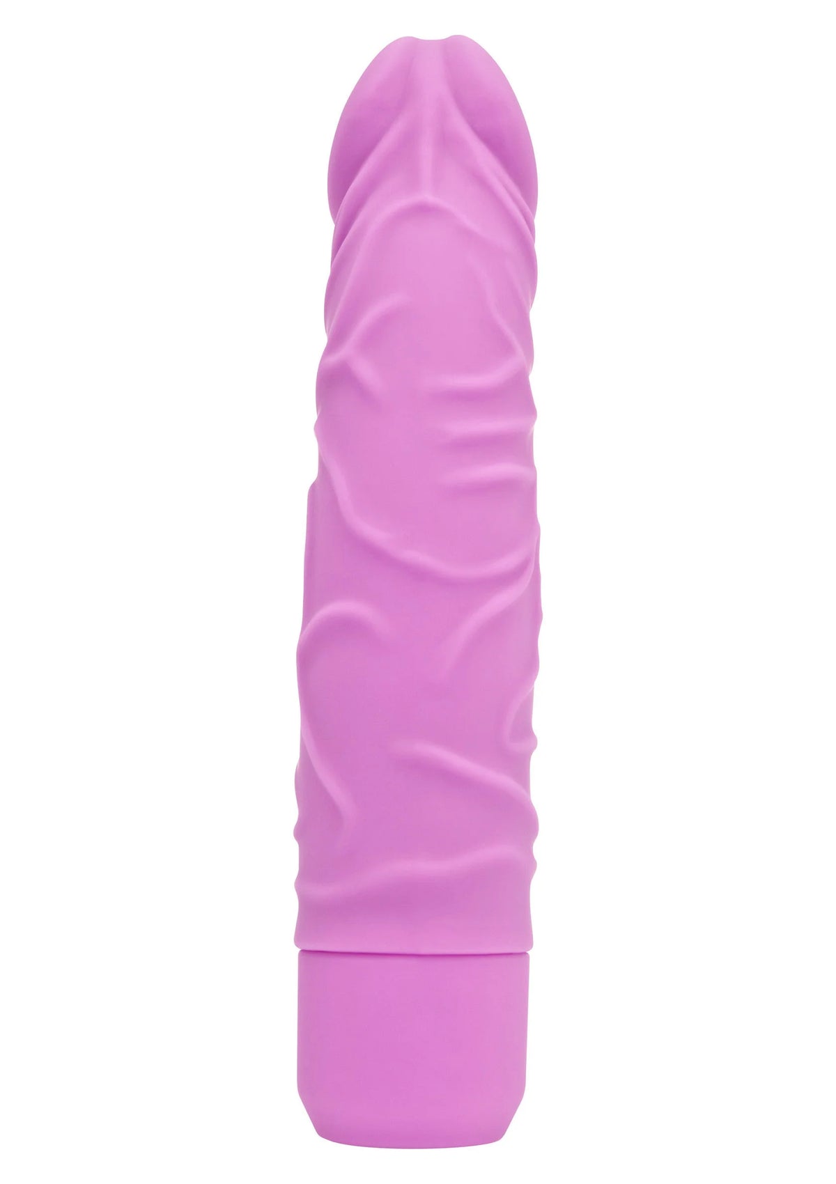 ToyJoy vibrator, felpaarse siliconen met geribbelde textuur en afgeronde tip