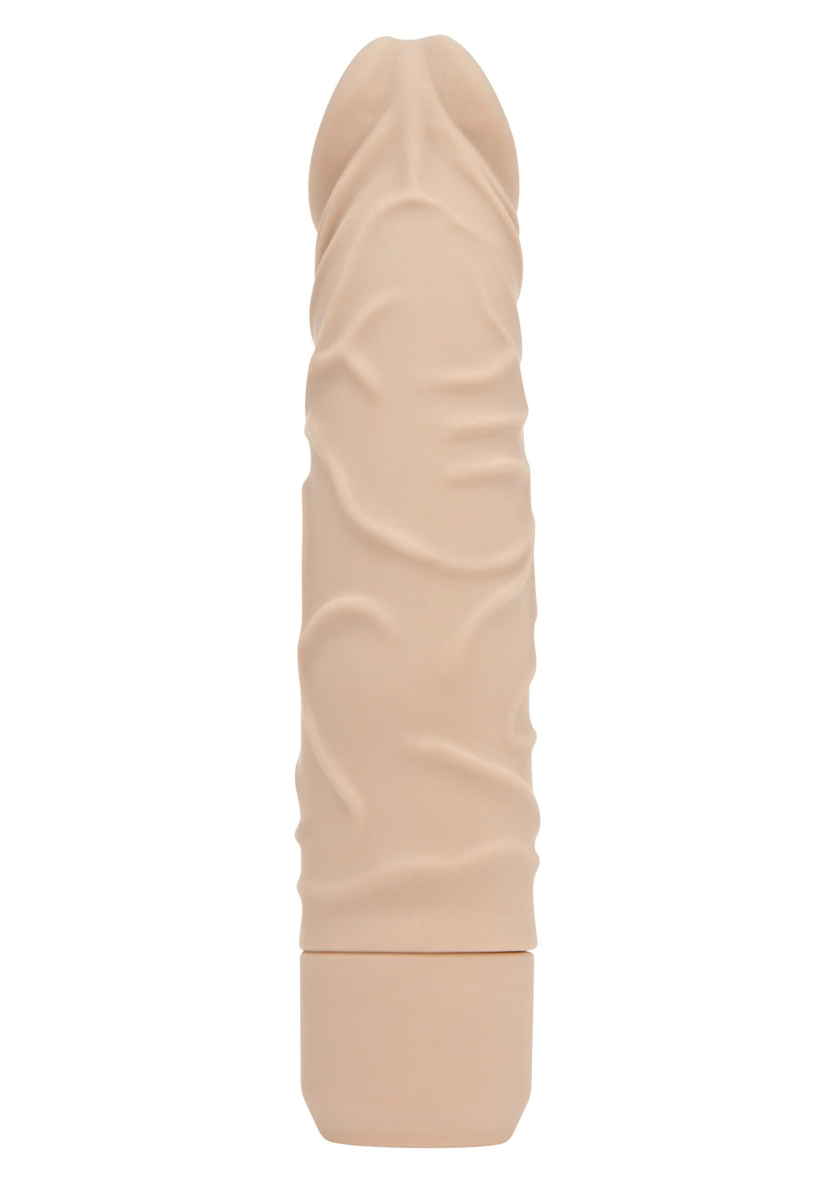 ToyJoy vibratorhoes in beige nude, taps toelopende top met zachte reliëfprint.