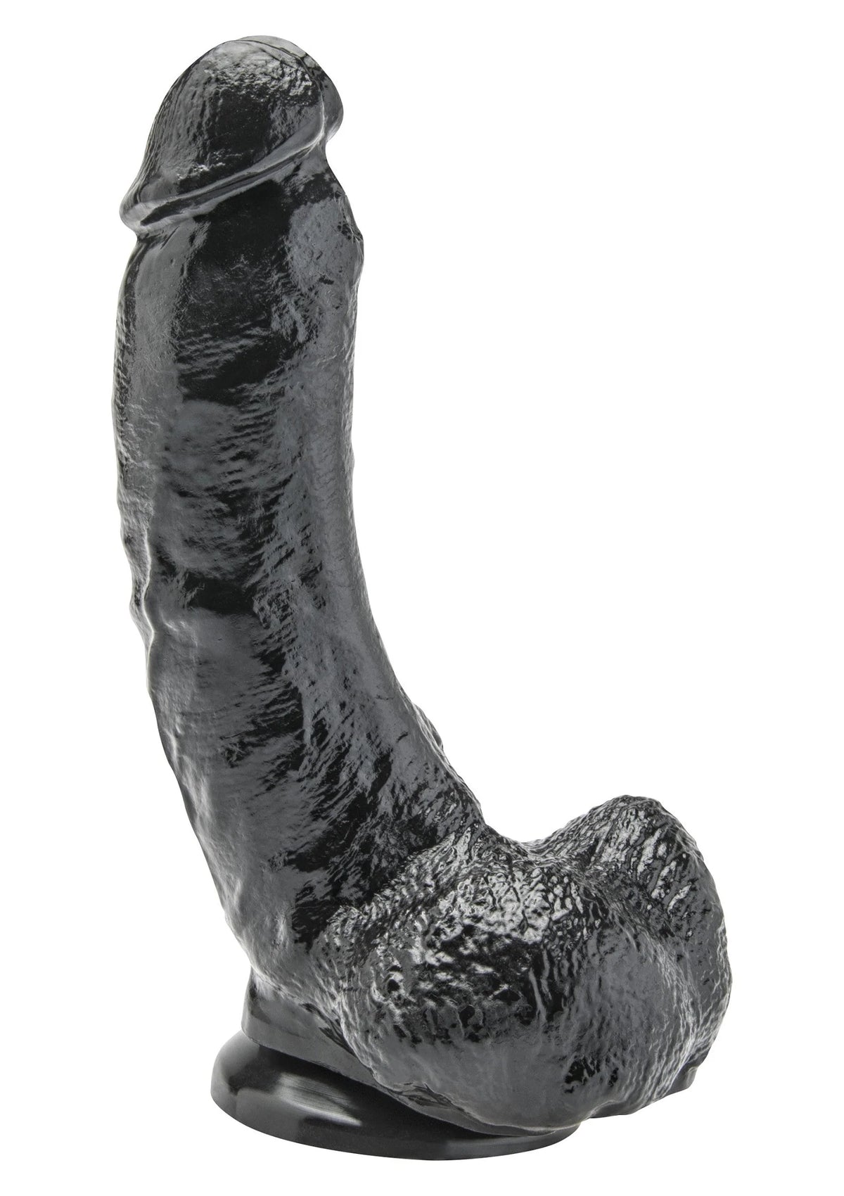Bestel: Dildo PVC 20.5 cm by ToyJoy - bij Happytoys: de erotische sex webshop | liever Happy dan Easy ⭐⭐⭐⭐⭐ - Zwart - 10167 - BLACK