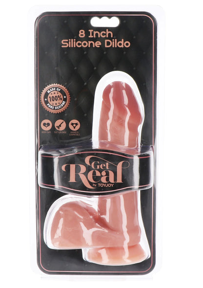 Bestel: Dildo Silicone 20 cm by ToyJoy - bij Happytoys: de erotische sex webshop | liever Happy dan Easy ⭐⭐⭐⭐⭐
