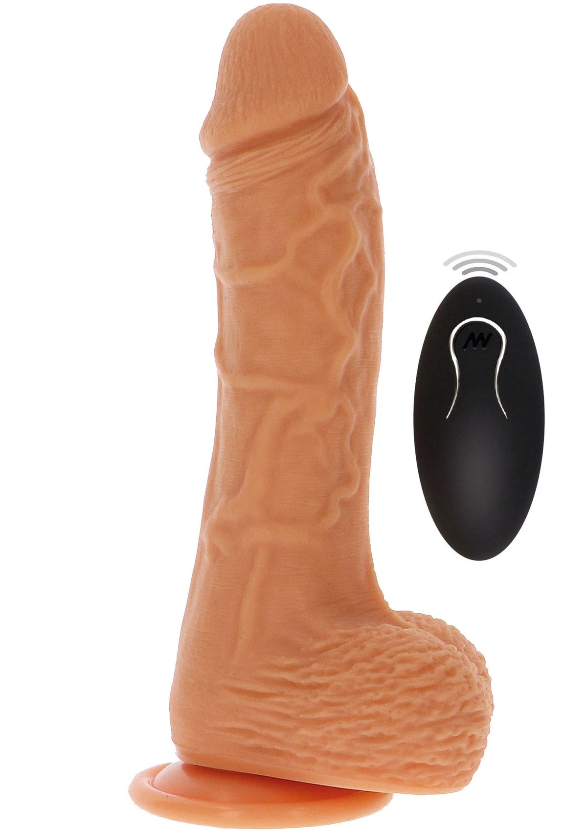 Bestel: Get Real Up&Down Rotating Vibrating Dildo by ToyJoy - bij Happytoys: de erotische sex webshop | liever Happy dan Easy ⭐⭐⭐⭐⭐ - Default Title - 10211 - SKIN