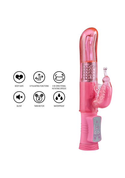 Bestel: The Rabbits Happy Hugging Butterfly Vibrator by ToyJoy - bij Happytoys: de erotische sex webshop | liever Happy dan Easy ⭐⭐⭐⭐⭐