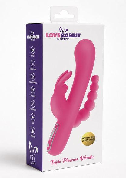 Triple Pleasure Vibrator by ToyJoy Love Rabbit