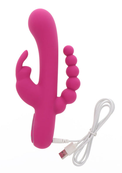 Triple Pleasure Vibrator by ToyJoy Love Rabbit