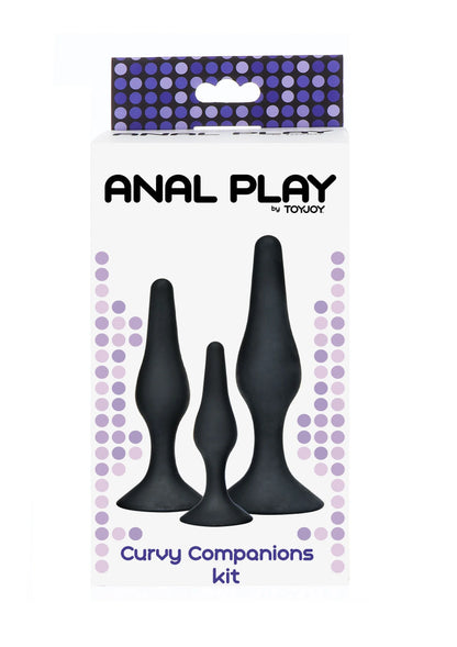 Beste vandaag nog: Anal Play Curvy butplug Companions Kit 3pcs by ToyJoy - bij Happytoys
