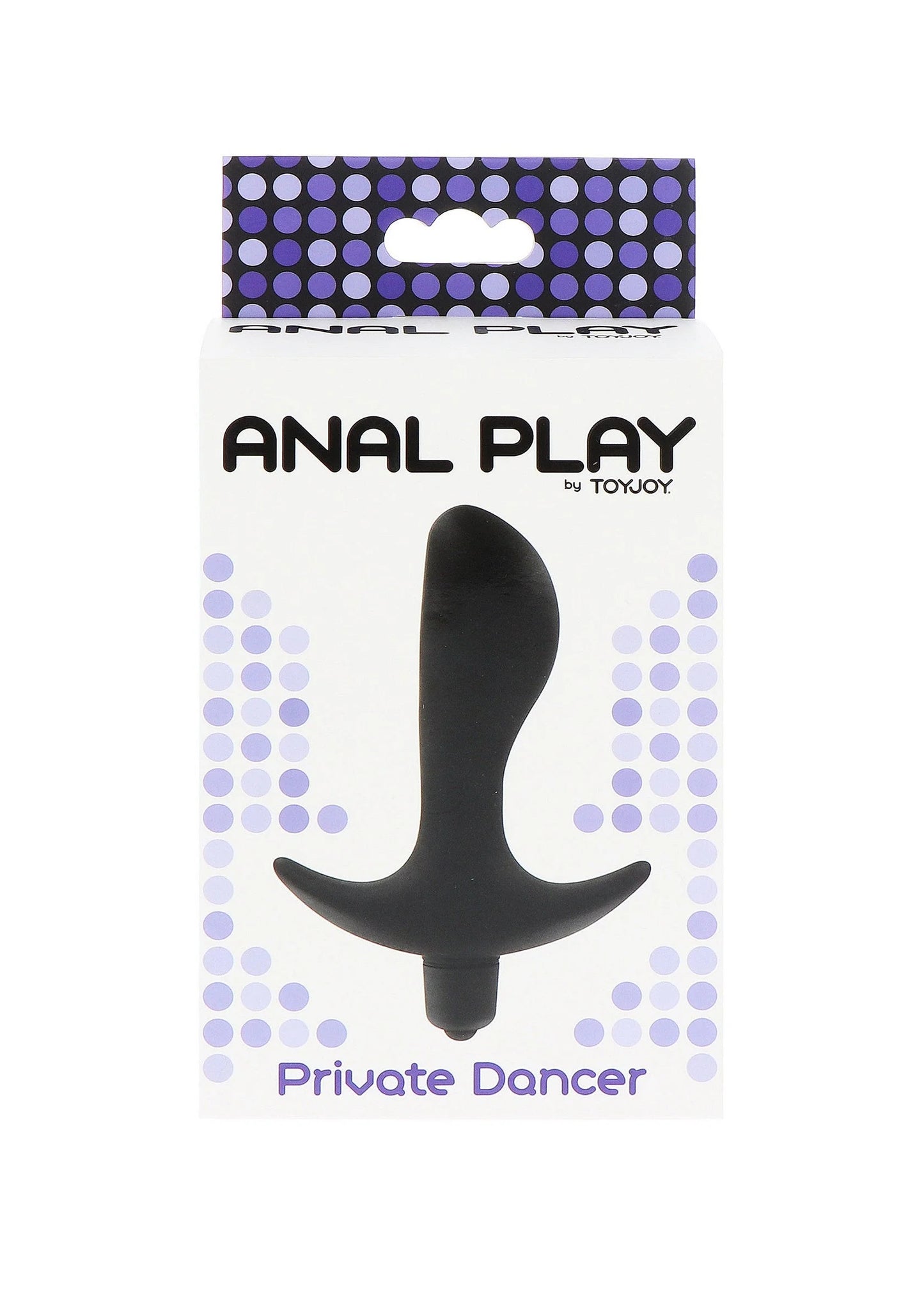 ANAL PLAY Private Dancer by ToyJoy verpakking met zwarte anale plug