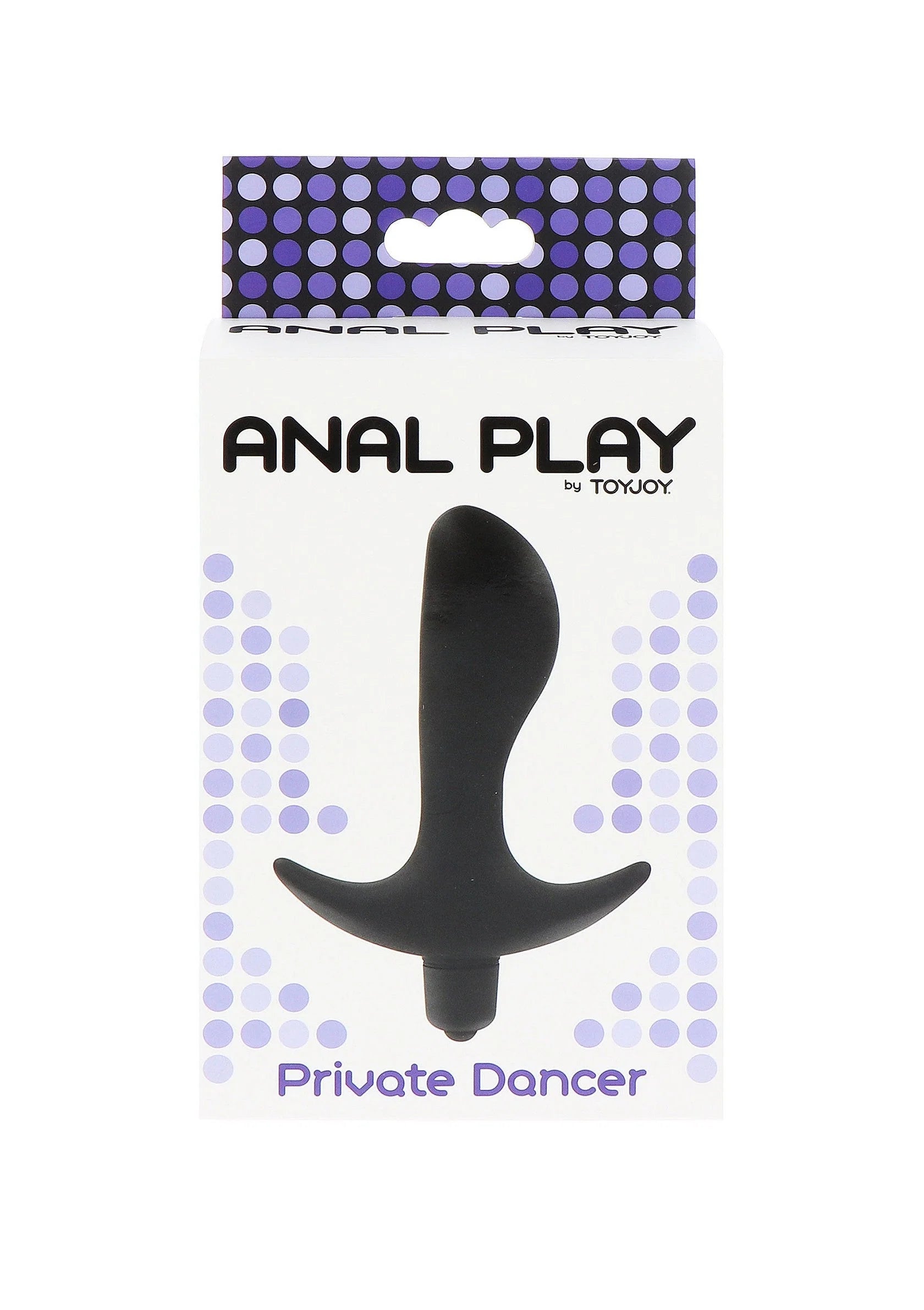 ANAL PLAY Private Dancer by ToyJoy verpakking met zwarte anale plug
