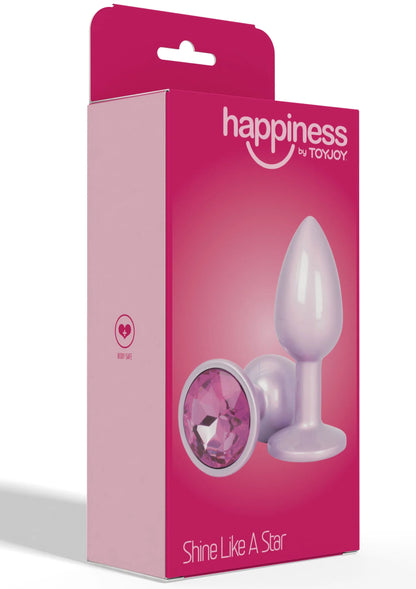Beste vandaag nog: Happiness Shine Like A Star Buttplug Pink by ToyJoy - bij Happytoys Sexshop: Toys for Feeling Happy & Easy 😊