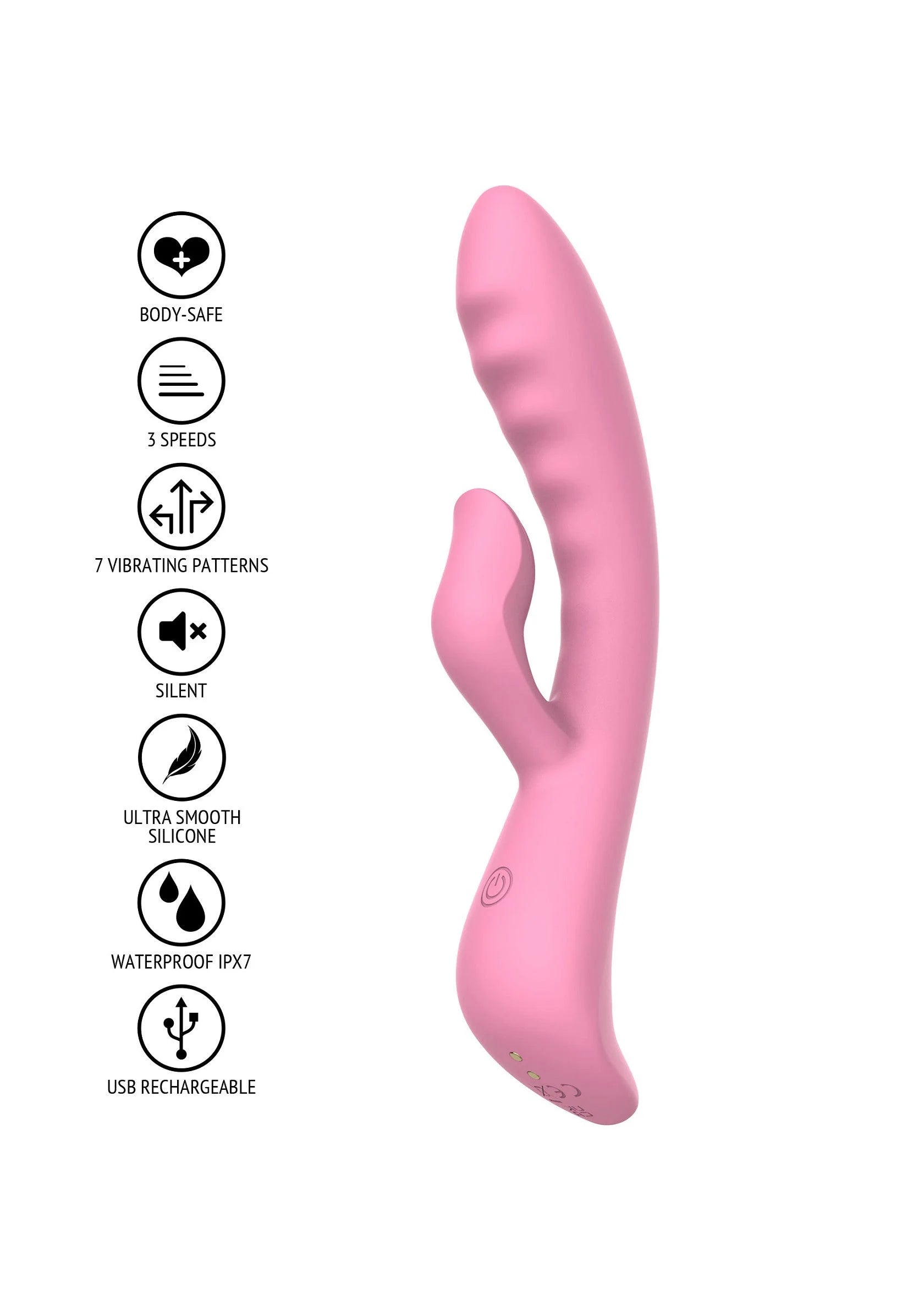 Beste vandaag nog: The Belle Rabbit Vibrator by ToyJoy - bij Happytoys
