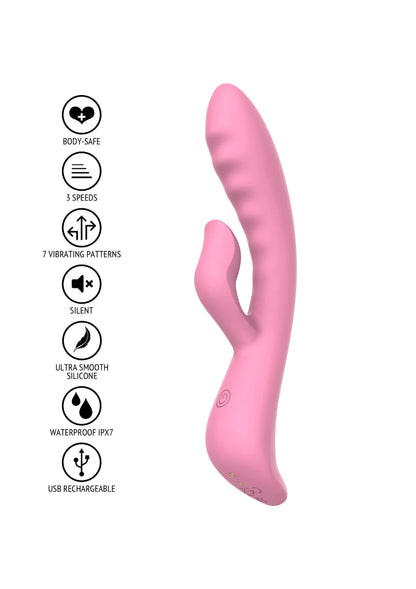 Beste vandaag nog: The Belle Rabbit Vibrator by ToyJoy - bij Happytoys