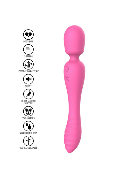 Beste vandaag nog: Fame The Evermore 2 - in - 1 Massager by ToyJoy - bij Happytoys