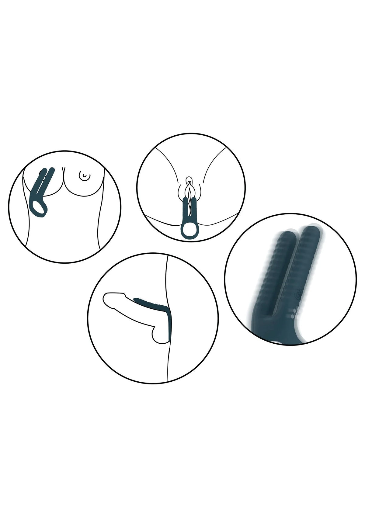 Bestel: Urban Fushion - Vibrating Couple Ring by ToyJoy - bij Happytoys: de erotische sex webshop | liever Happy dan Easy ⭐⭐⭐⭐⭐