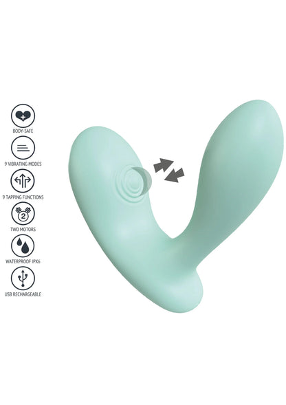 Bestel: DuoVibe II Tapping Clitoris fingering Vibrator by Xocoon - bij Happytoys: de erotische sex webshop | liever Happy dan Easy ⭐⭐⭐⭐⭐