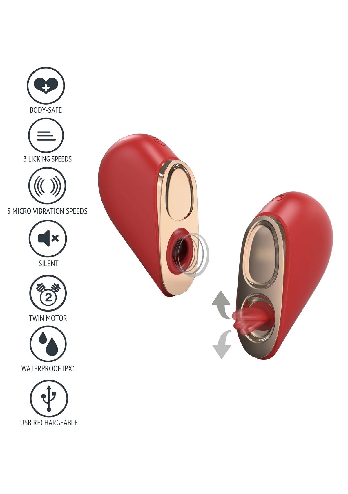 Beste vandaag nog: Heartbreaker 2 - in - 1 Stimulator by Xocoon - bij Happytoys Sexshop: Toys for Feeling Happy & Easy 😊