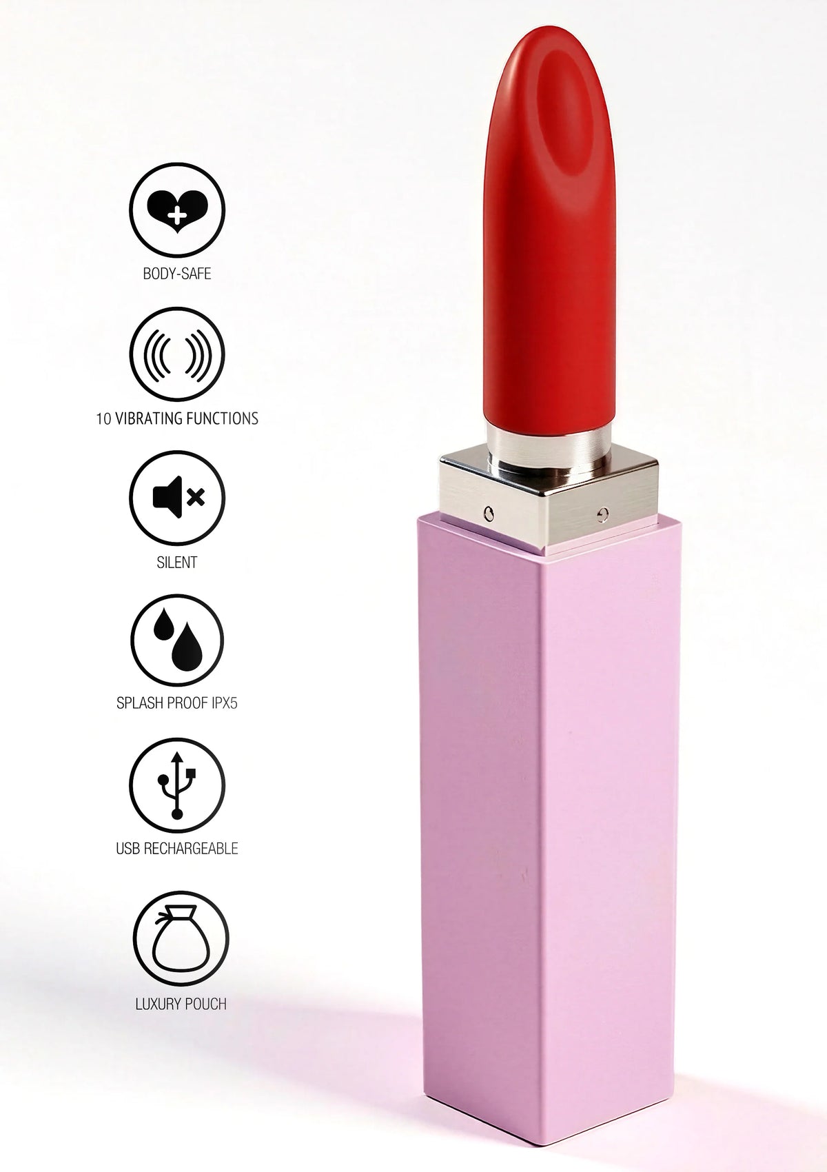Beste vandaag nog: Sealed With A Kiss Lipstick Vibe by Xocoon - bij Happytoys Sexshop: Toys for Feeling Happy & Easy 😊