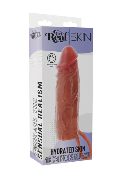 Beste vandaag nog: Hydrated Skin Penis Sleeve Silicone 16 cm - bij Happytoys Sexshop: Toys for Feeling Happy & Easy 😊