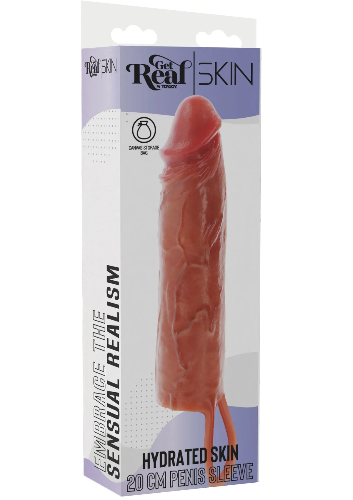 Beste vandaag nog: Hydrated Skin Penis Sleeve Silicone 20 cm - bij Happytoys Sexshop: Toys for Feeling Happy & Easy 😊