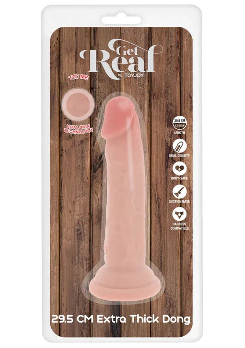 Deluxe Dual Density Thick Dong TPE 29.5cm by ToyJoy