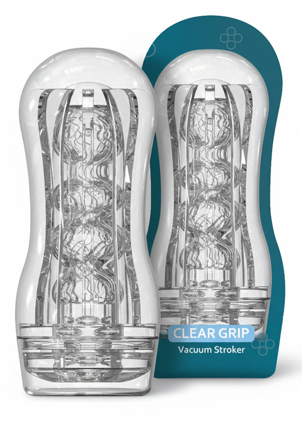 Clear Grip Vacuum Stroker by ToyJoy