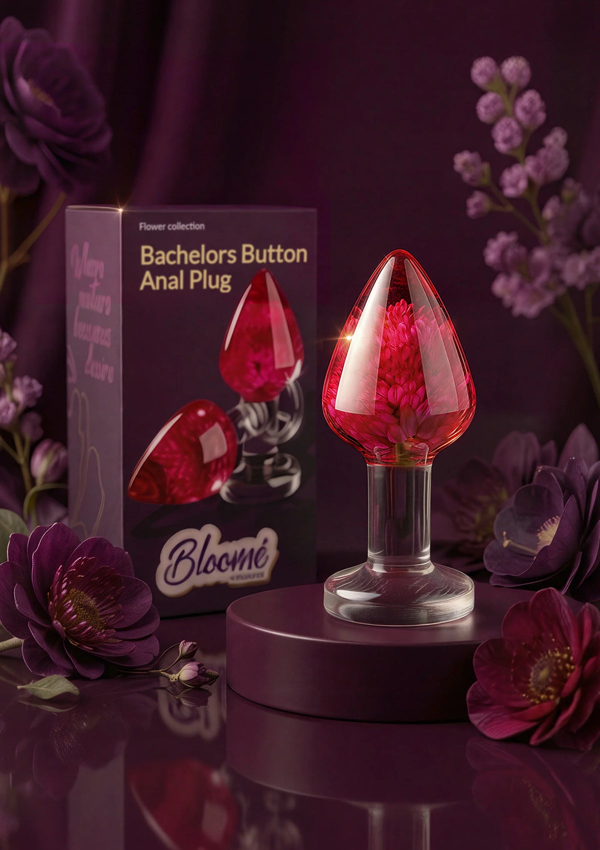 Bestel: Bachelors Button Anal Plug Medium by ToyJoy Bloomé - buttplugs bij Happytoys.nl, happytoys.be, Happytoys.ae: erotische sex webshop | liever Happy dan Easy ⭐⭐⭐⭐⭐