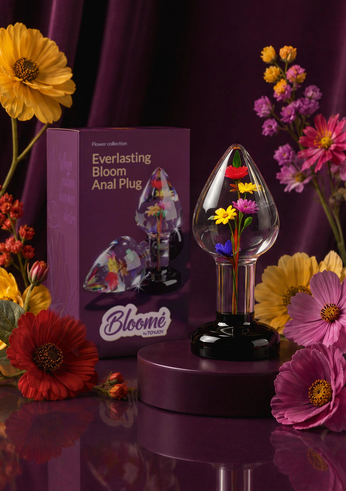 Bestel: Everlasting Bloom Anal Plug Medium by ToyJoy Bloomé - bij Happytoys.nl, happytoys.be, Happytoys.ae: erotische sex webshop | liever Happy dan Easy ⭐⭐⭐⭐⭐