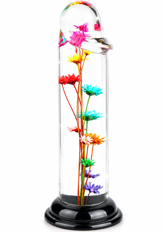 Bestel: Everlasting Bloom Dong by ToyJoy Bloomé - dildo bij Happytoys.nl, happytoys.be, Happytoys.ae: erotische sex webshop | liever Happy dan Easy ⭐⭐⭐⭐⭐ - Default Title - 11556 - CLEAR