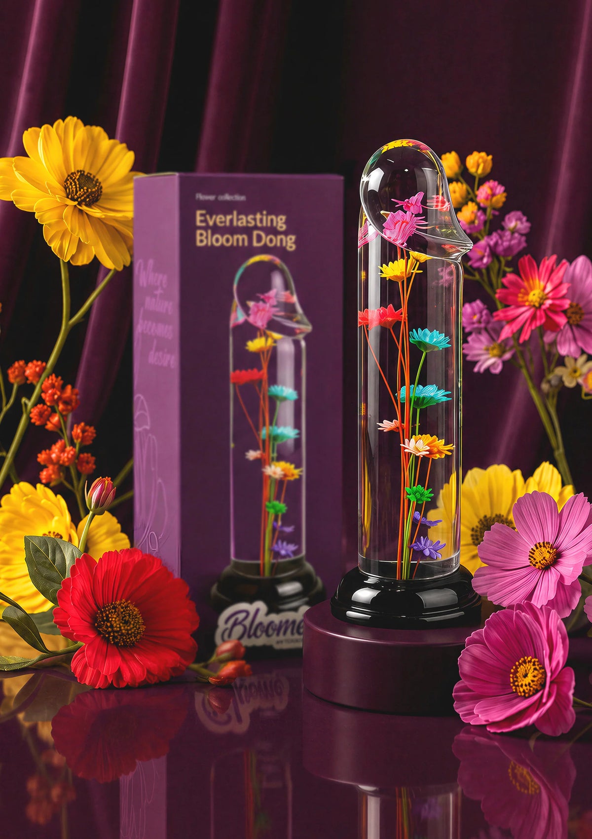 Bestel: Everlasting Bloom Dong by ToyJoy Bloomé - dildo bij Happytoys.nl, happytoys.be, Happytoys.ae: erotische sex webshop | liever Happy dan Easy ⭐⭐⭐⭐⭐